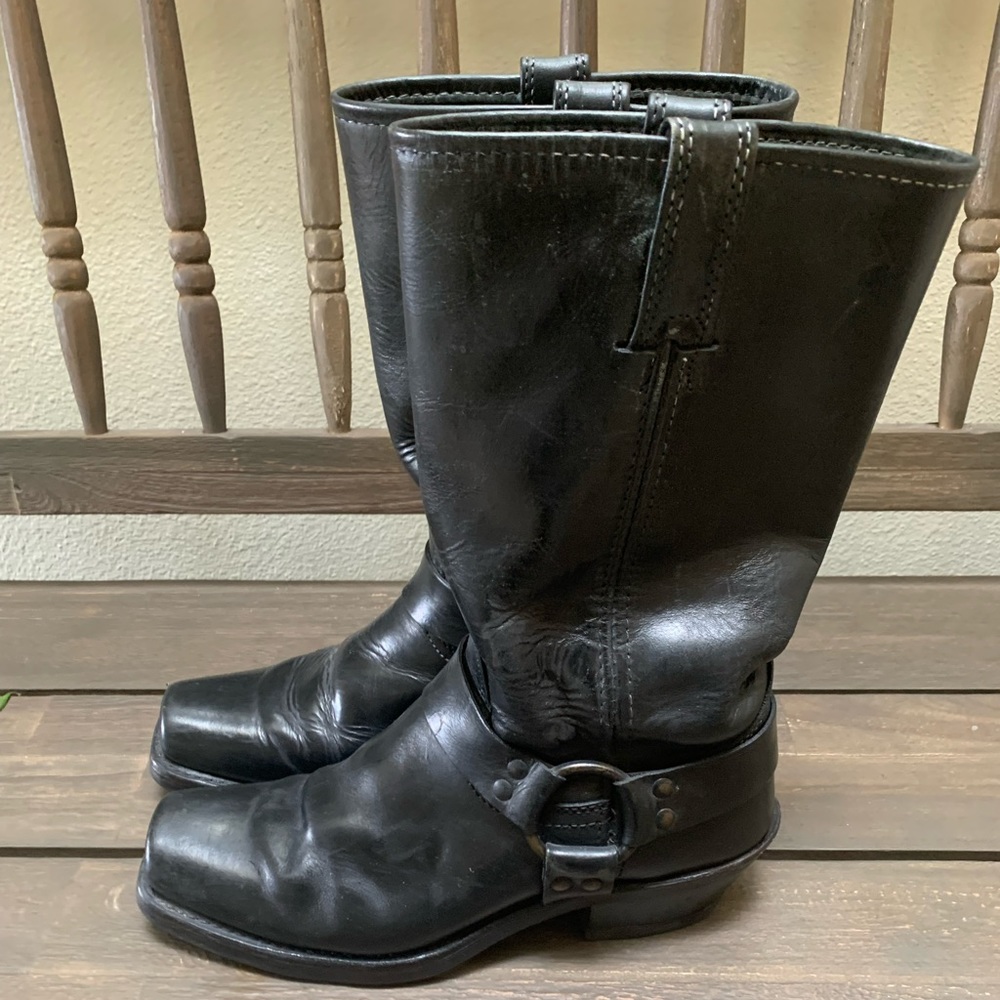 Vintage Frye Harness boots 9.5